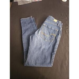 Signature Levi Strauss Blue Five-Pocket Skinny Jeans W27 L32